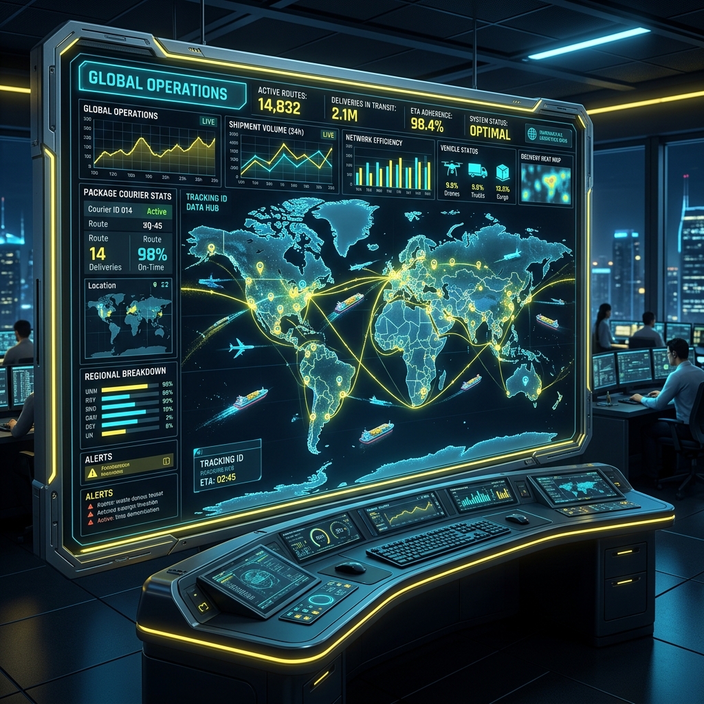 Smart Logistics Technology Control Room